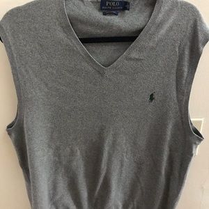 Men's Polo Ralph Lauren Heather Gray Pima Cotton